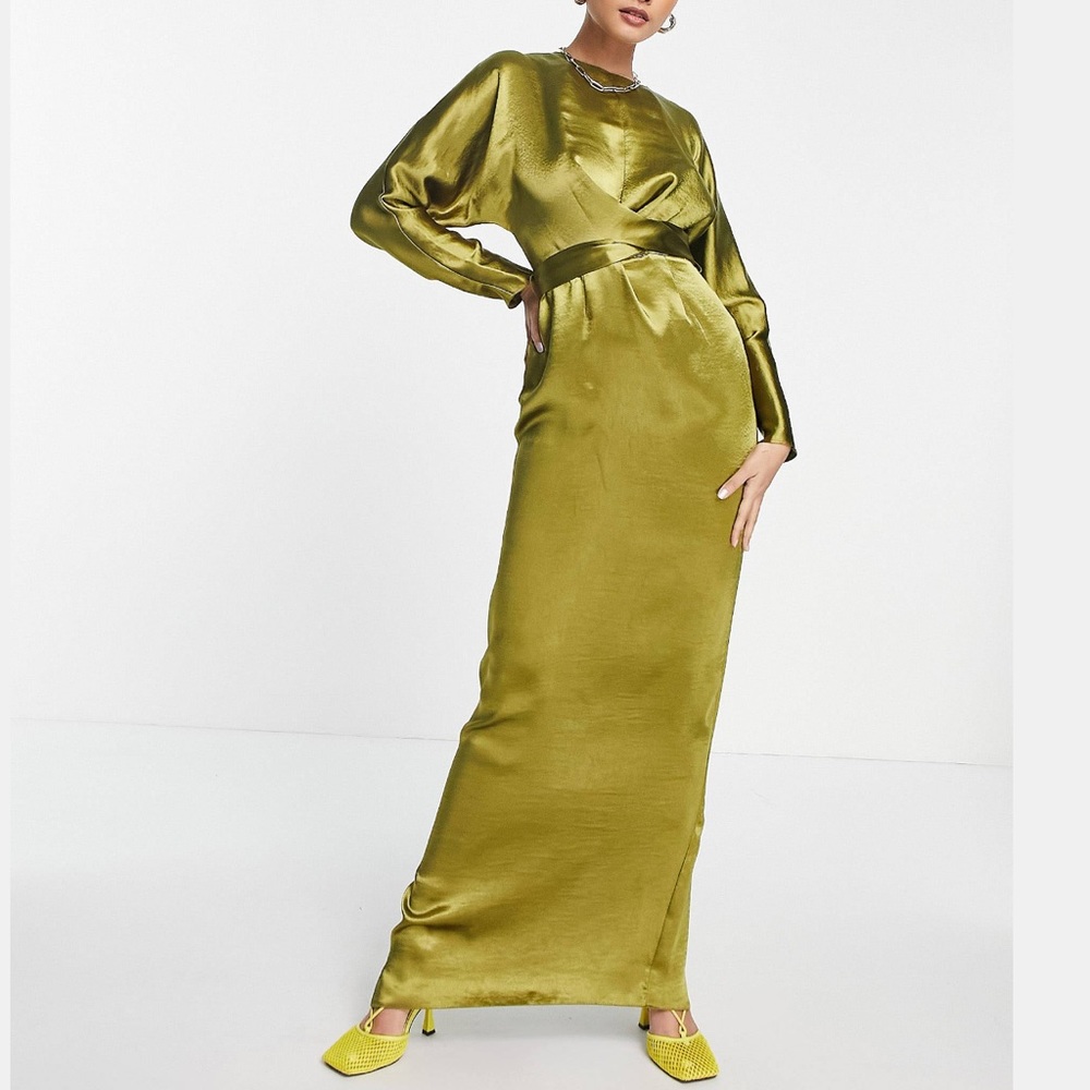 ASOS design maxi dress with batwing sleeves